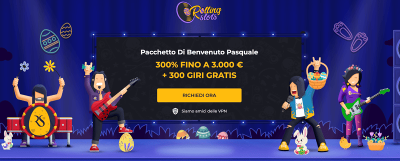 RollingSlots – il miglior casinò non aams in Italia